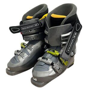 SALOMON SILVER GREY SKI BOOTS MEN'S SIZE 9.5